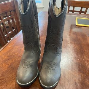 Dark brown toddler Western Cowboy Boots